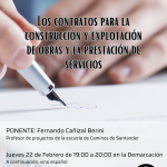 Jornada ‘Ley de contratos para la construcción y explotación de obras y de servicios del sector público’